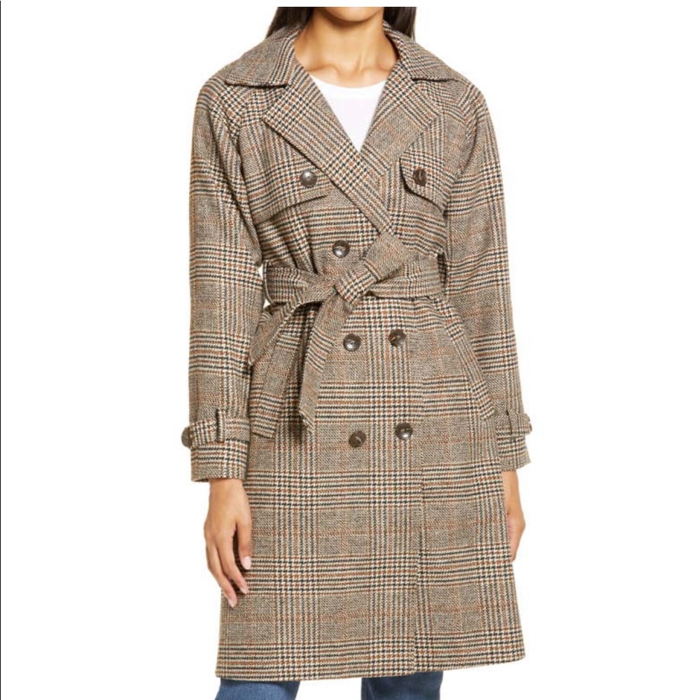 🤩Halogen Plaid Trenchcoat🤩